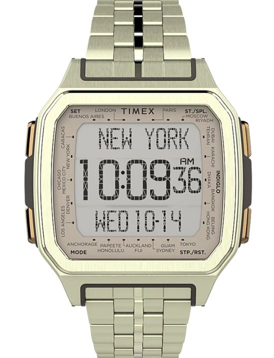 Timex Command Urban Metal Digital Goldtone